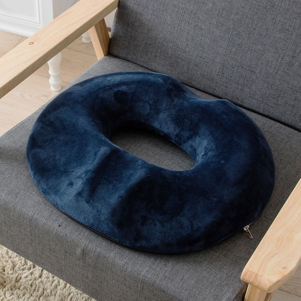 Donut Pillow Seat Cushion Coccyx Memory Foam Pillow Hemorrhoid