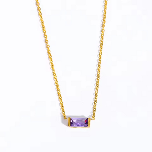 Heart of February: Amethyst Birthstone Pendant