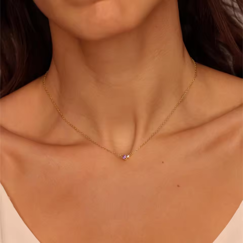 Radiance in Purple: February’s Timeless Pendant