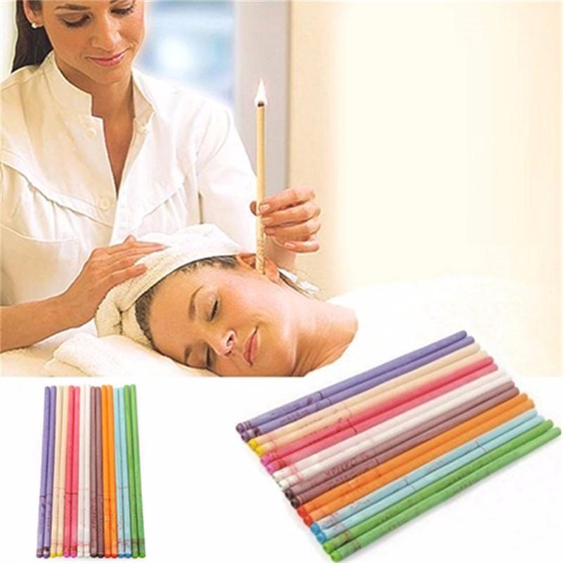10PCS Pack Ear Candle SPA Therapy Straight Style Demo