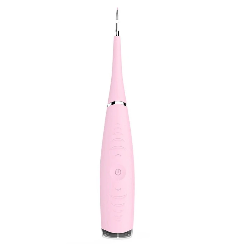 Pink Electric Sonic Dental Calculus Plaque Remover
