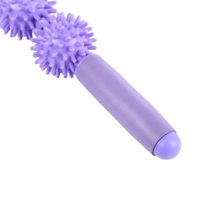 Ergonomic Padded Grip 5 Spiky Balls Massage Stick