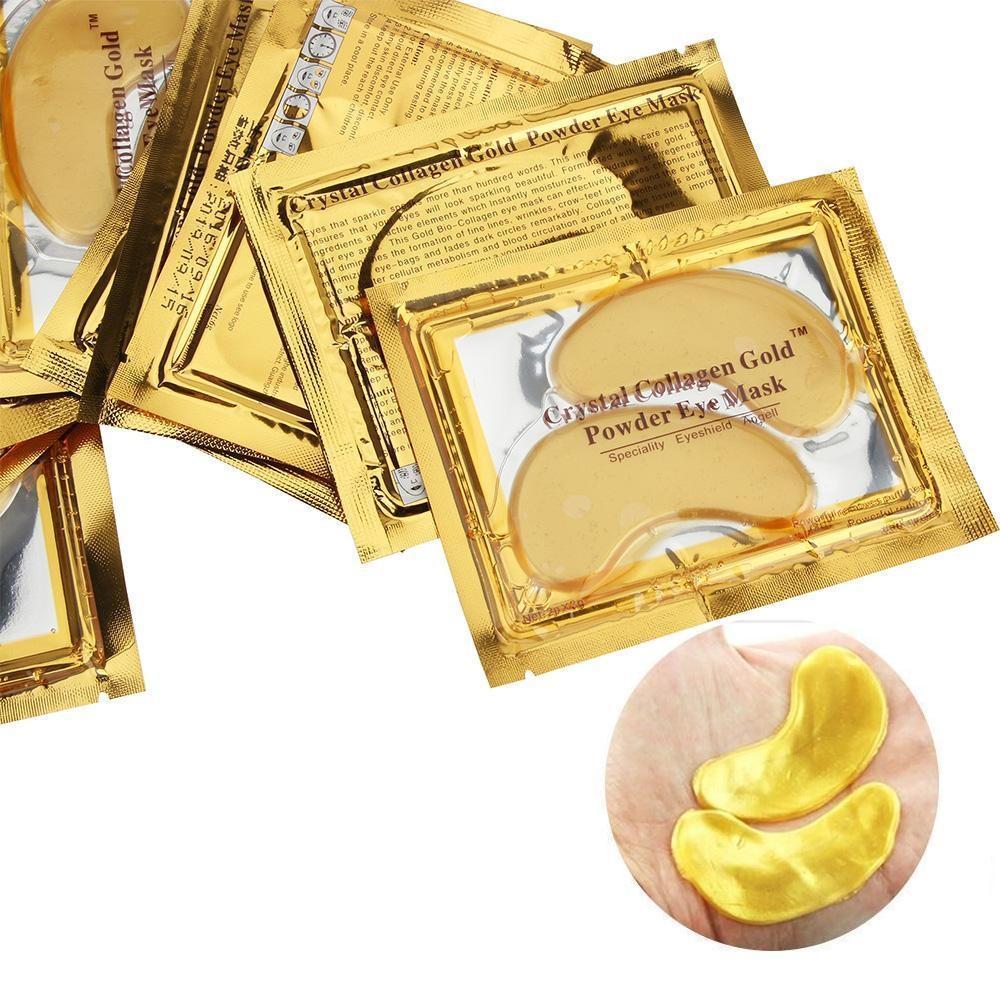 15 Pairs 24k Gold Collagen Eye Mask For Anti-aging And Eye Bags Reduction