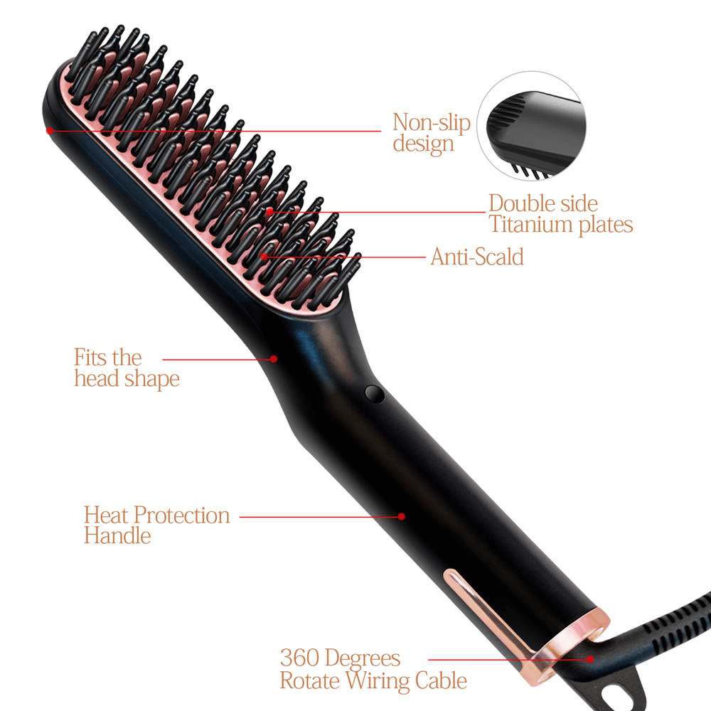 How To Use Straightener For Beard And Hair