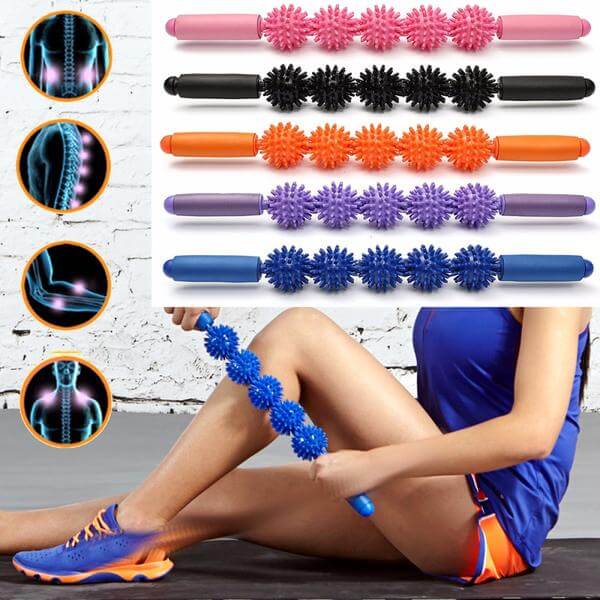 Spiky Roller Trigger Point Massage Ball Stick For Muscle Therapy