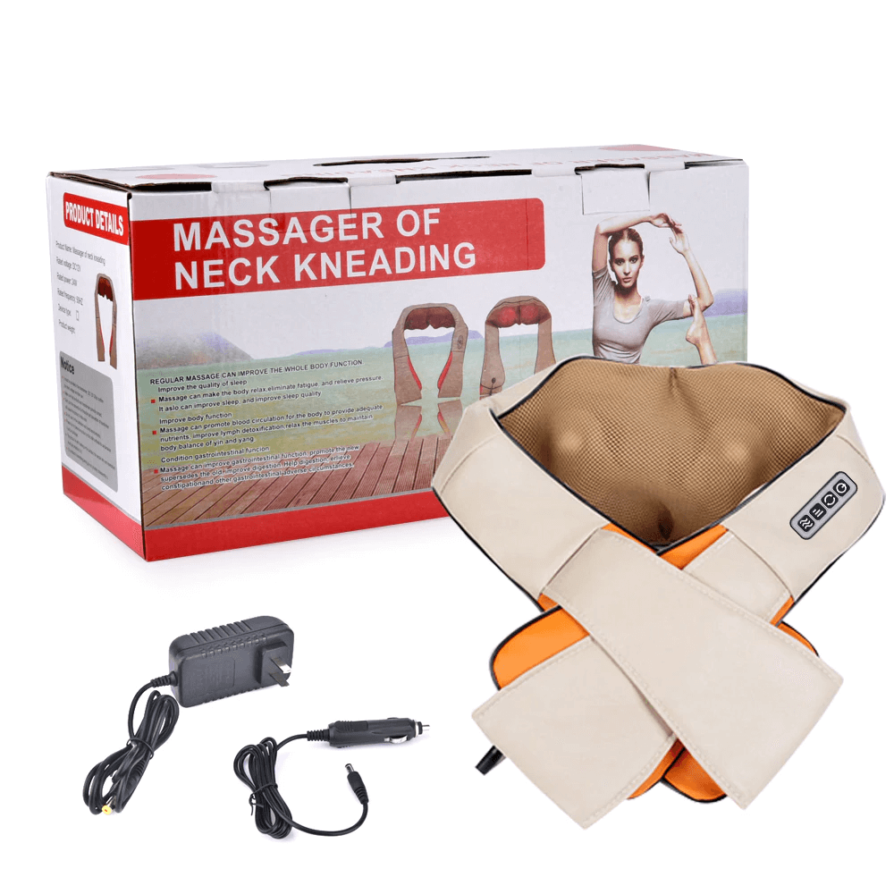 Premium Shiatsu Back and Neck Massager with Heat and Deep Kneading Mas –  Healthy Livin' Solutions