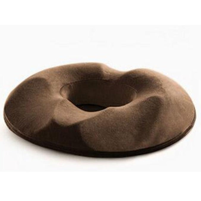 How should I sit to relieve hemorrhoids