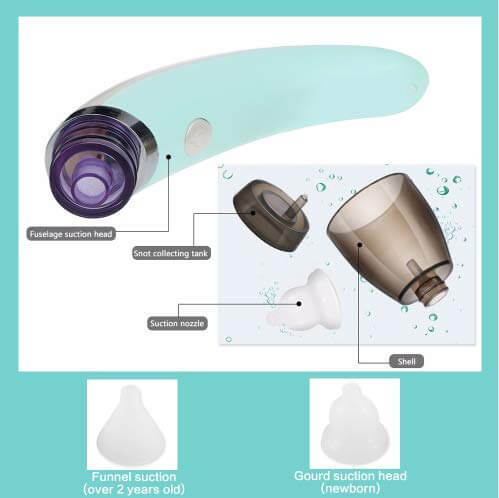 Waterproof Electric Safe Hygienic Nose Cleaner 