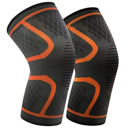 Orange Sport Stabilizing Knee Brace