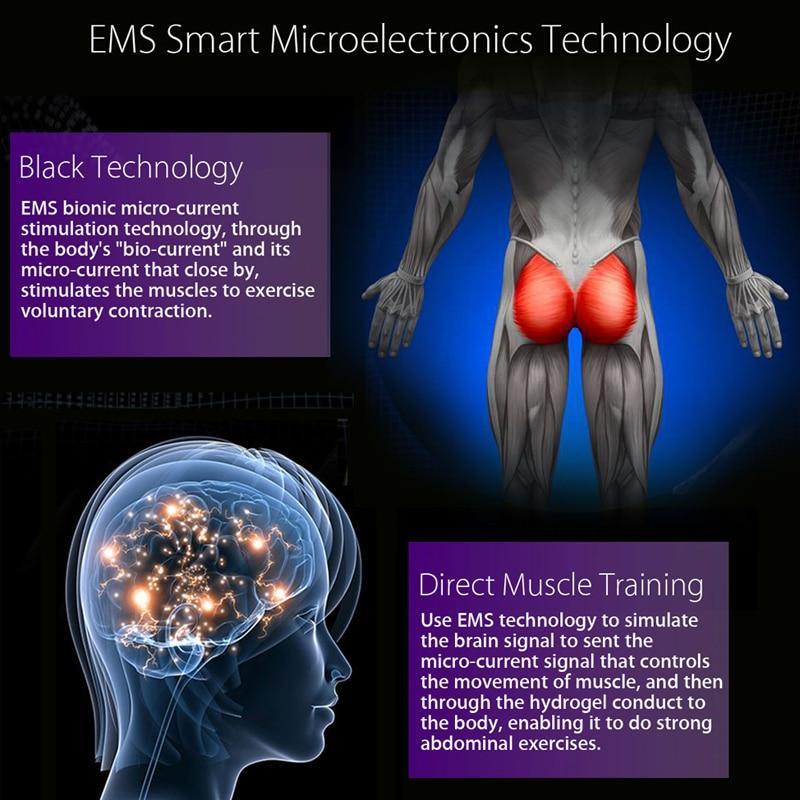Black EMS Muscle Toning & Stimulator Kit