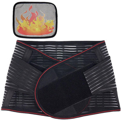 Lumbar Brace With Self Heating Pad