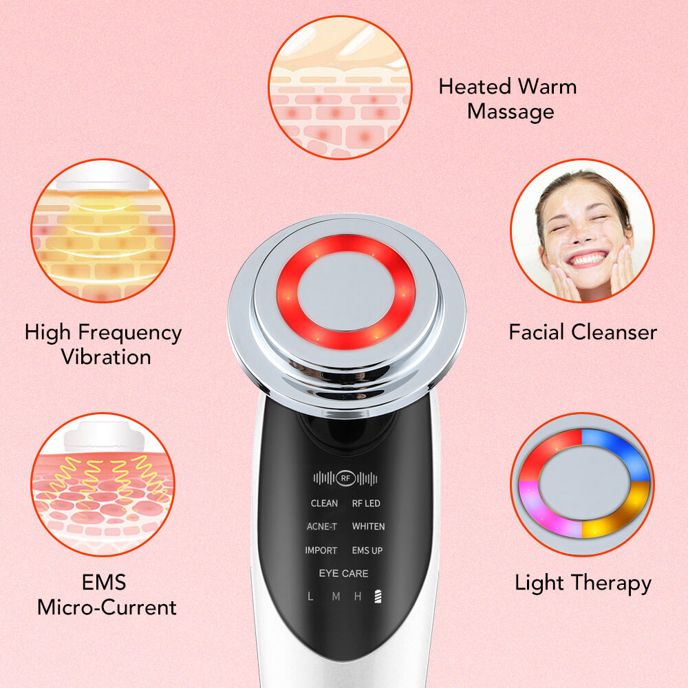 7 in 1 Mesotherapy LED Skin Rejuvenator | Anti-Wrinkles & Lifting