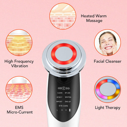 7 in 1 Mesotherapy LED Skin Rejuvenator | Anti-Wrinkles & Lifting