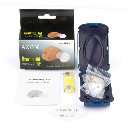 Mini Invisible In-ear Hearing Aid With Digitally Enhanced Sound Amplifier