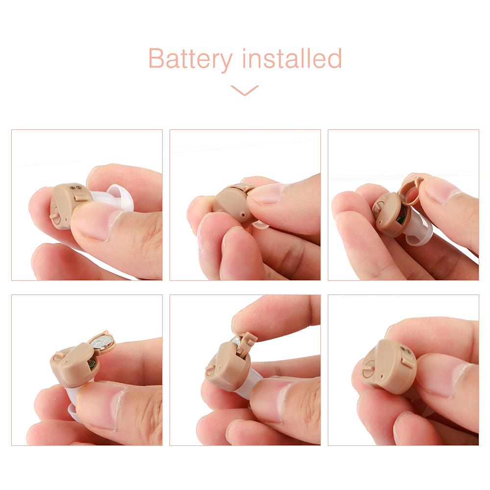 Portable Mini Adjustable Tone Hearing Aids
