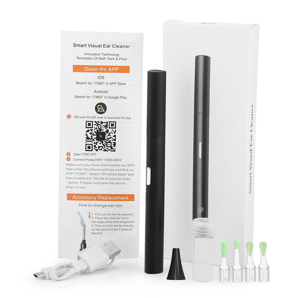 Wireless WiFi Endoscope Earwax Removal Tool With Camera