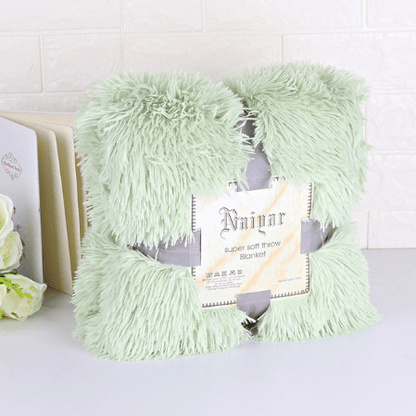 Olive Green Throw Blanket